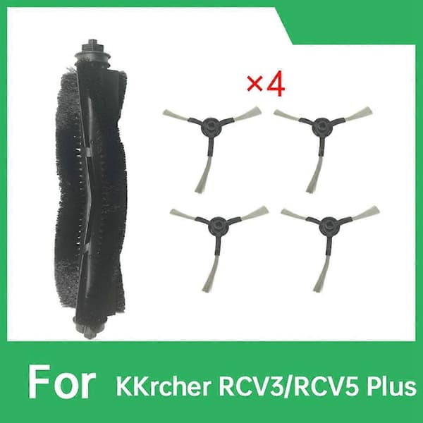 For Kärcher RCV3/RCV5 Plus Støvsuger Rengjøring Sidebørste Hovedbørste