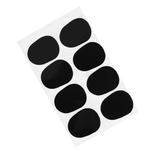 Saksofon munnstykkepute for sopran alt tenor saksofon klarinett svart 0,3 mm stor oval