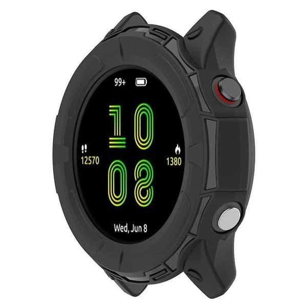 Myk TPU-dekselramme Kompatibel for Garmin Forerunner255 Støtsikker støtfangerdeksel Smartklokketilbehør Solid Normal