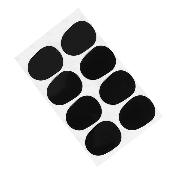 Saksofonin suukappaleen tyyny sopraano-, altto- ja tenorisaksofonille sekä klarinetille, musta 0,3 mm, suuri soikea