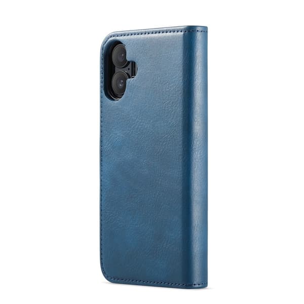 DG MING iPhone 17 2-in-1 magneettinen lompakkokotelo - sininen Blå blue