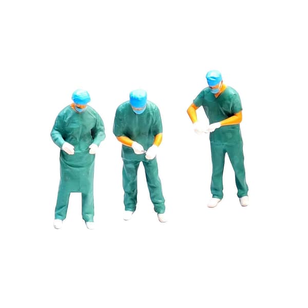 1:64 Figurer Modell Harpiks Tilbehør for Latelek Landskap Style A