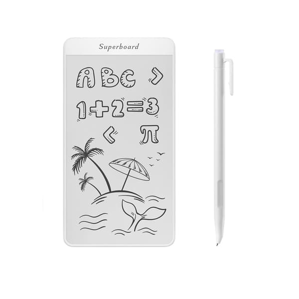 Magnetic Erasable Doodle Board with Magic Pen for Home, School, Refrigerator, Mess-Free, Portable, 5.5 Inch 5.5"