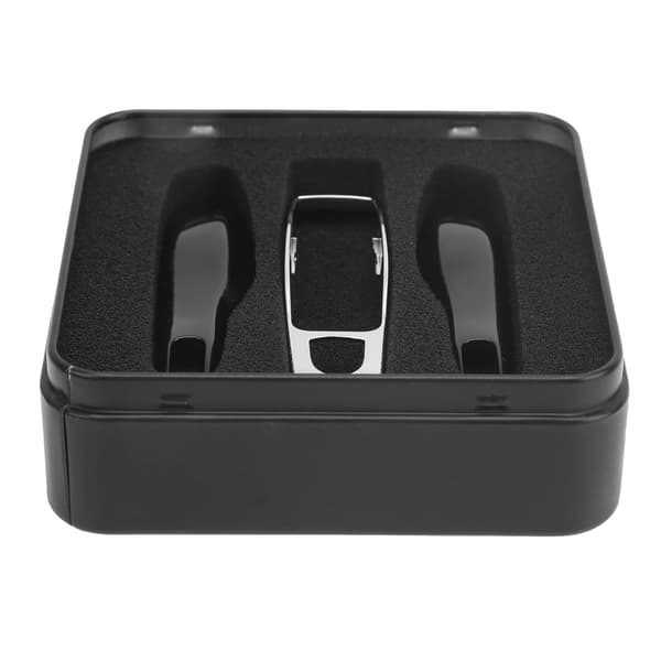 Car Remote Key Case Trim Protective Cover Fits Porsche 911/Panamera Macan Boxster Black Silver