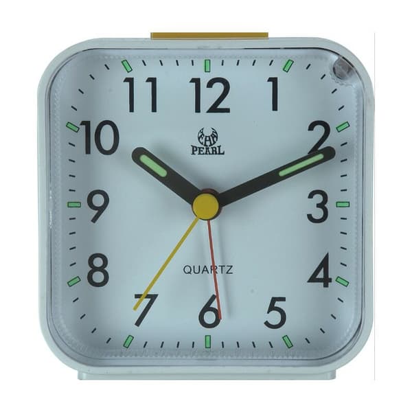 Clock Analog Alarm Clock Silent Non-Ticking, Gentle Wake Up, Beep
