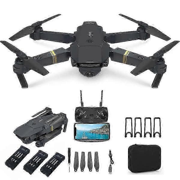 4k Drone E58 Foldbar Fjernstyret Quadcopter High Definition Kamera Wifi Live Video 26s