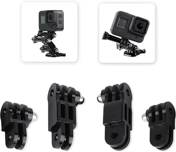 Adjustable Camera Extension Arm, Fixed Mount Bracket with Short and Long Screw Extension Arm for GoPro Hero 10, 9, 8, 7, 6, 5
