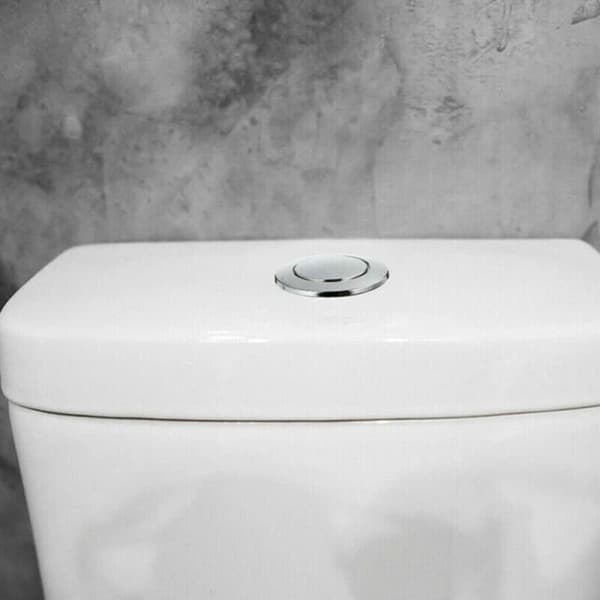 Spyleknapp, 38 mm trykknapp for bad og WC Vannbesparende enhet - Egnet for toalettcisterner