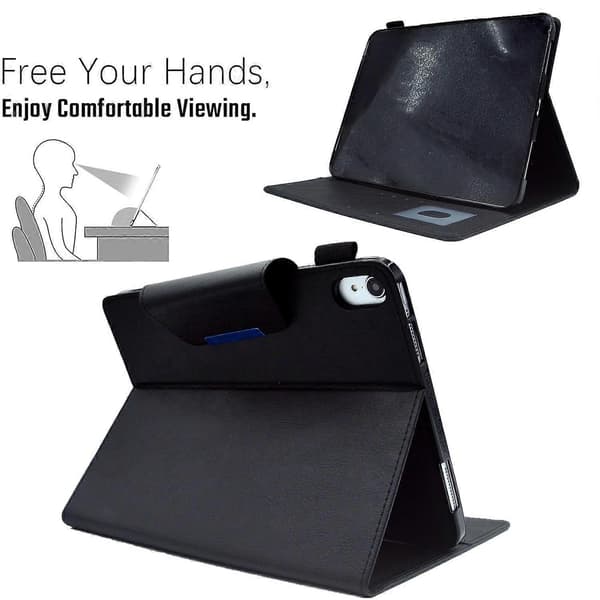 Semsket skinnveske til iPad 10. generasjon 10.9 2022 Black