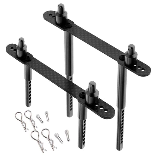 RC karosserimonteringer til Axial SCX10 90046 1/10 RC biltilbehør Black