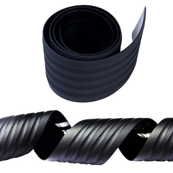 Rear Bumper Protector Universal Rubber Scratch-Resistant Trunk Sill Guard Exterior Accessories Trim Cover for SUV/Cars