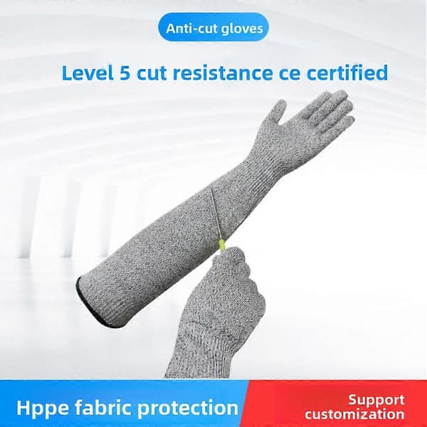 Bite-Proof Animal Handling Gloves, Pet Protective Gloves, Bite-Proof Anti-Scratch Arm Sleeves[TT] 35cm