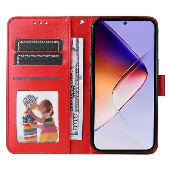 PU-telefonfodral för Infinix Note 40 5G Red