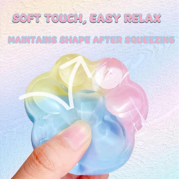 Kattpote Squishy for bursdagsfestgaver, angstlindring