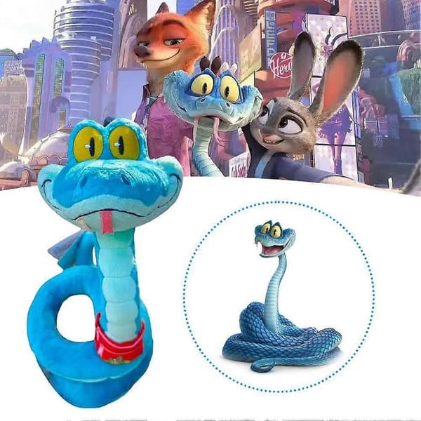 Zootopia Gary Slange Plysdukke Udstoppede Dyr Blødt Legetøj Sød Gave til Piger