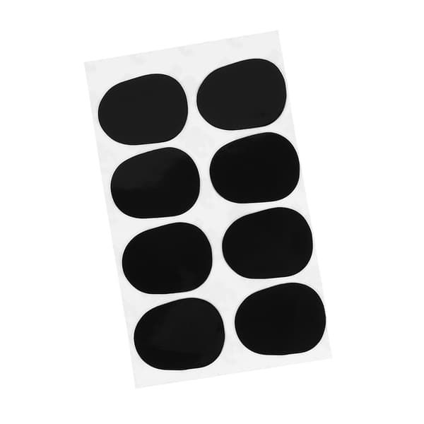 Saksofonin suukappaleen tyyny sopraano-, altto- ja tenorisaksofonille sekä klarinetille, musta 0,3 mm, suuri soikea