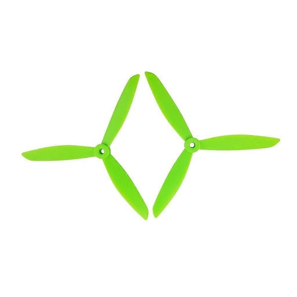 4X plast tre propell erstatning for MJX B HS700 Green