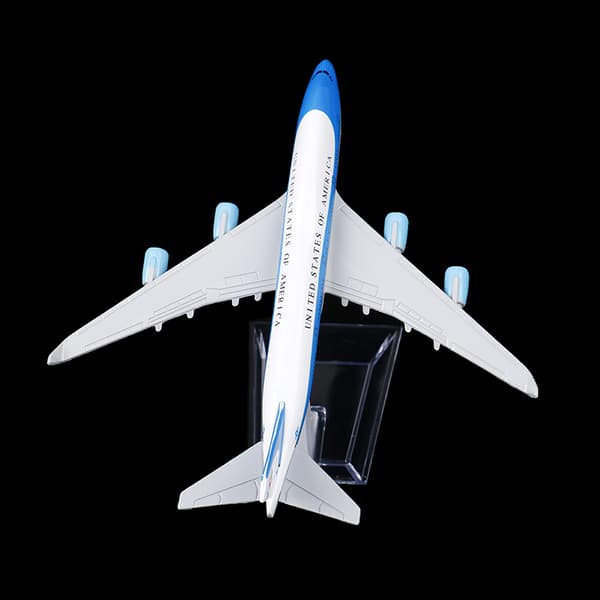 16 CM USA Air Force One flymodell Boeing 747 Diecast modell