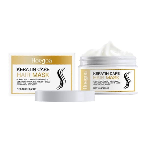 Keratin Hårvårdsmask Reparerar Kluvna Toppar Torrt Hår, Mjuk Glans