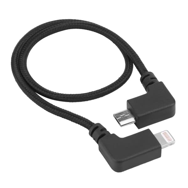 RC-linjekabel Micro USB till drönarfjärrkontroll för DJI MAVIC PRO/AIR/SPARK (för IOS)
