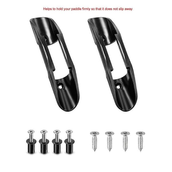 Praktisk och vacker 3-pack kajakpaddel Bungee Lanyard Elastisk koppel Paddelhållarklämma för kanot