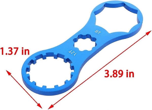 Praktiskt och vackert 4-pack cykelnycklar