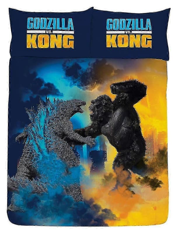 25-26 Godzilla Vs Kong Påslakan och Örngott Set