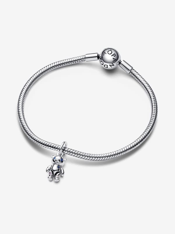 Pandora - Bevægelig Bamse Dinglevedhæng - Sterlingsølv