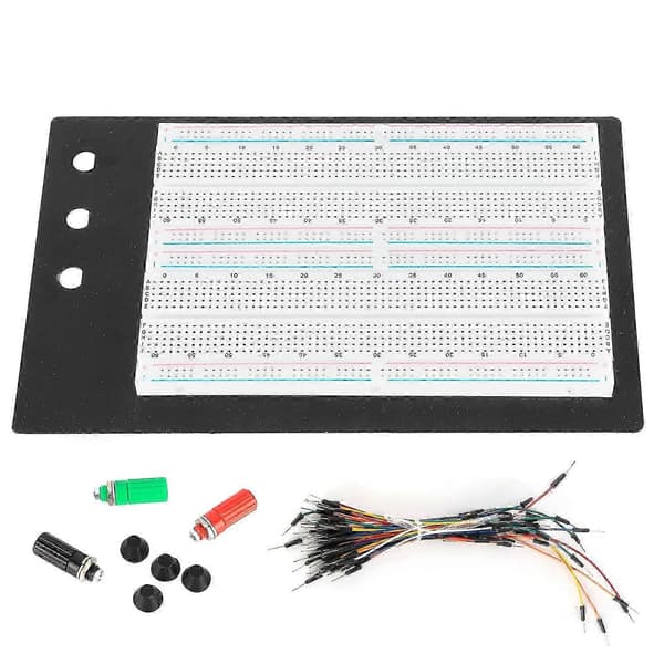 2025 Loddeløst Breadboard 1660 Punkter med 65 Jumperledninger 3 Bindingsposter for Prototyping av Kretser