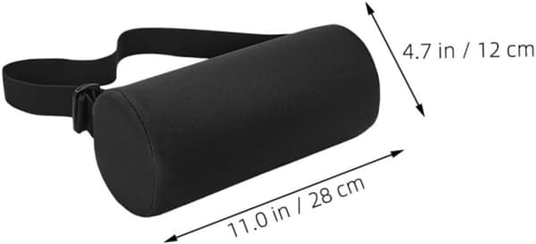 Memory Foam Neck Pillow Lumbar Support Use for Office Chair Cylindrical Multifunctional Cylindrical Home Car Lumbar Support