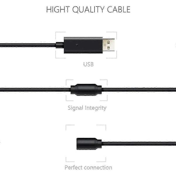 For Logitech G920 Pedal USB-kabel/Adapter Rattkabel Svart
