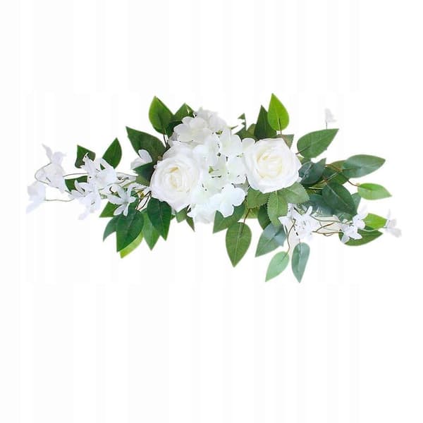 Bröllopsbåge Blommor Välkomstskylt Arrangemang