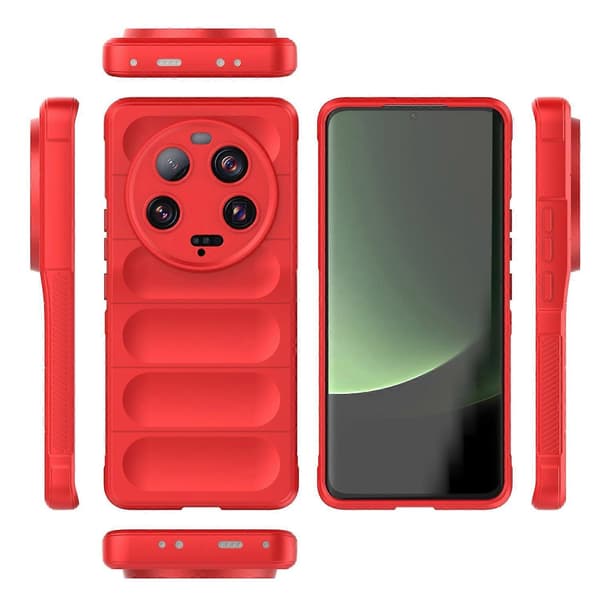 TPU + flanelli puhelinkotelo Xiaomi 13 Ultralle Dark grey
