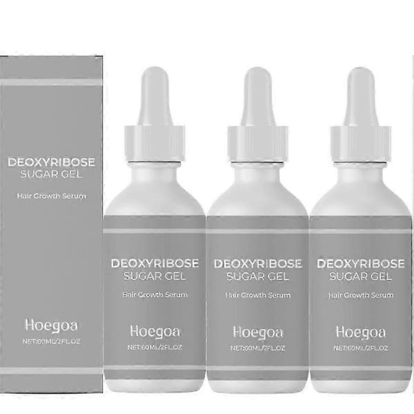 Deoxyribose Sukker Gel Hårvækst, Deoxyribose Hårgel 25-26 3pcs
