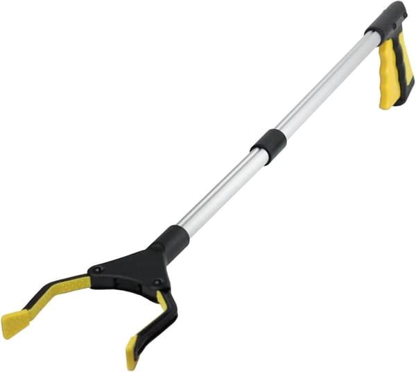 Søppelplukker, 80 cm gripeklør for eldre, med roterende gummigripere, for søppelplukking, avfallshåndtering, hageavfall