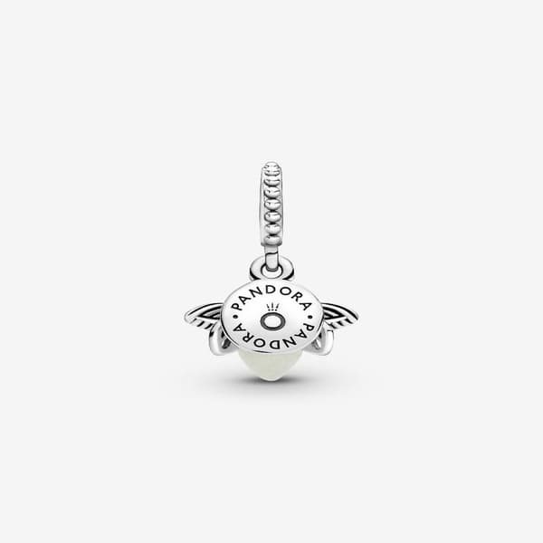 Pandora - Glow-in-the-Dark Firefly Pendant - Sterling Silver