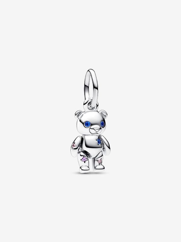 Pandora - Bevægelig Bamse Dinglevedhæng - Sterlingsølv