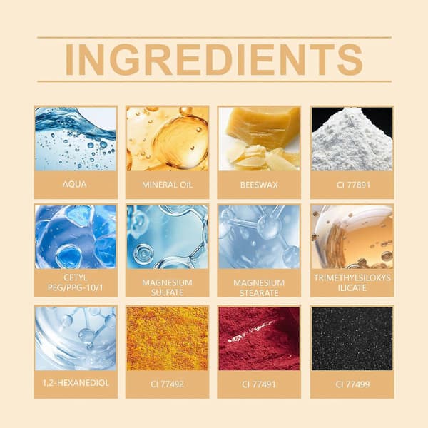 Zephoco Lys Farge Myk Tåke Gradient Concealer Fin Tekstur Lett Passform Naturlig Lett Sminkeeffekt