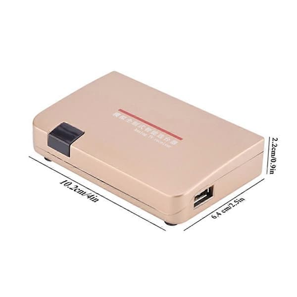 RF till HDMI-kompatibel omvandlare Analog TV-fjärrkontroll stöder alla standardsignaler Plug