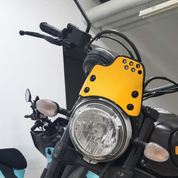 Forlygtebeskytter i net til alle Ducati Scrambler 1100 800 Yellow 5.3x7.4inch