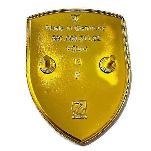 Emblem mærke logo Porsche bilhjelm metal