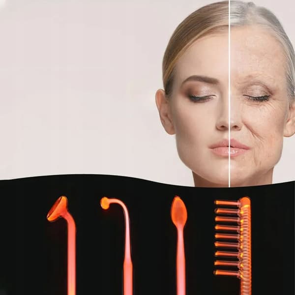 Darsonval High-Frequency Skin and Scalp Care Machine 4 Electrodes 10W Anti-Wrinkle