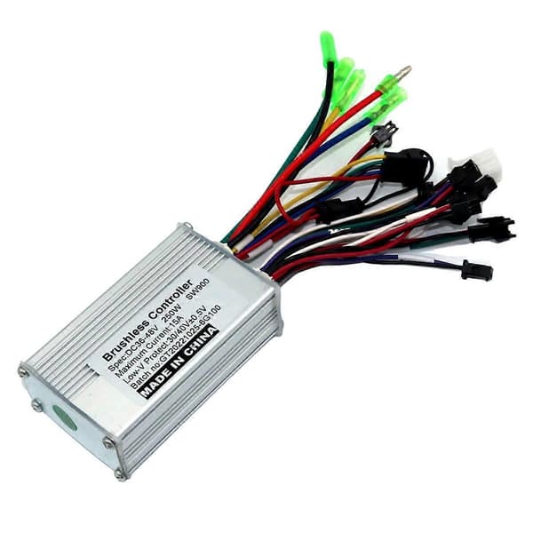 36V/48V 250/350W 15A Børsteløs DC Lithium Batteri Elcykel Børsteløs Controller LGL As Shown