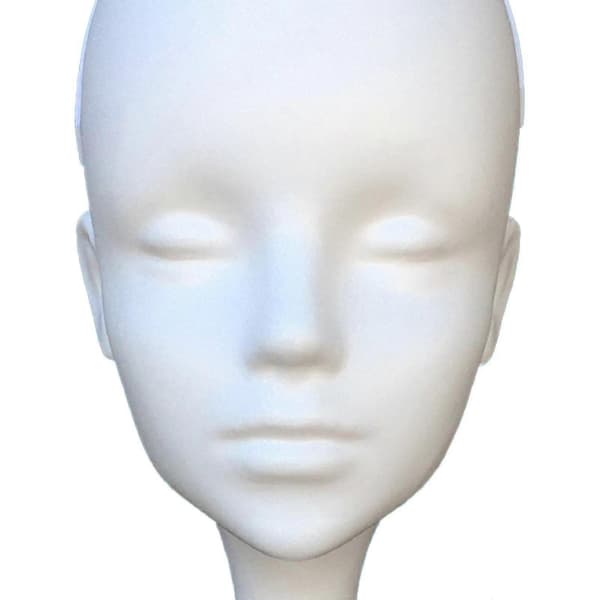 2025 Mannequin Hode Hatt Display Stativ Glatt Hatt Parykk Display Stativ Parykk Stativ Mannequin Hode for Hårstykker Smykker Skjerf Hjemmesalong With bottom cover