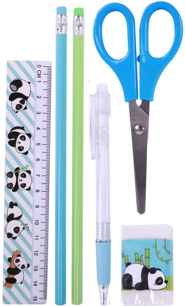 Panda penaalikotelo 25 osaa multifärg multicolor