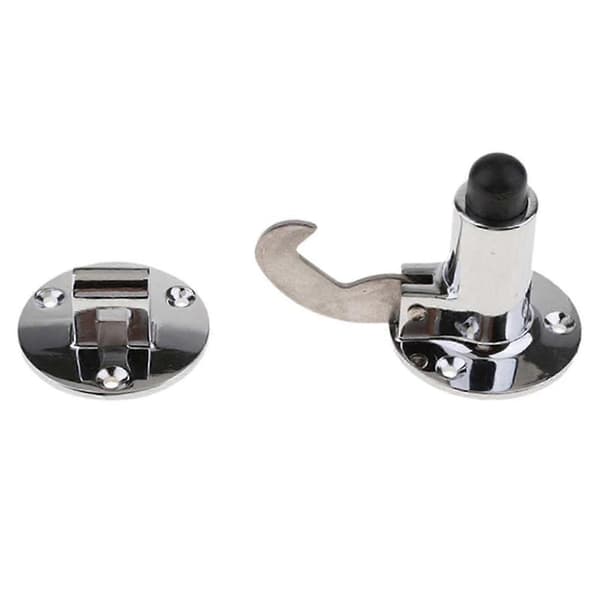 Marine-Grade 316 Rustfrit Stål Båddørstopper og -holder - Kraftig Yachtudstyr Silver