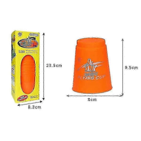 Speed Stacks | Officielt Sport Stacking Sæt - 12 Kopper Til Hurtighedstræning Rejse Fester Spil Blue