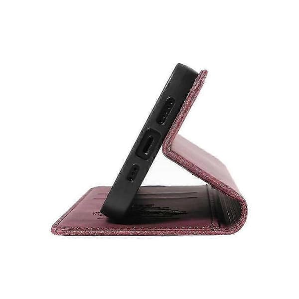 PU læder magnetisk folio pung etui til Samsung Galaxy A15 Slim P... Red