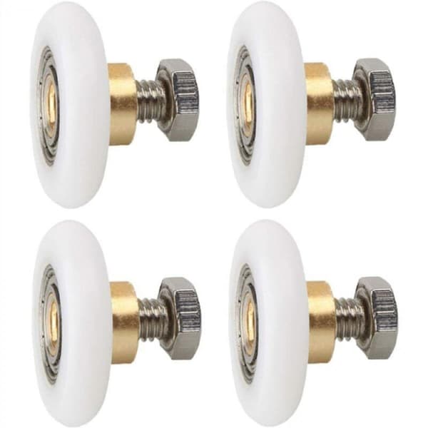 23 mm 4 st Duschdörrshjul, Ersättningshjul för Dusch