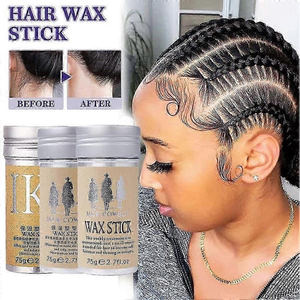 75g Duftende Hårvoksstift til Mænd Styling Solid Gel Let Hold og Tekstureret Look Nem at Bære Skab Forskellige Stilarter A